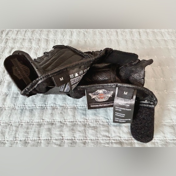 Men’s L - H-D® fingerless gloves. - Picture 3 of 3